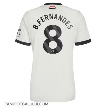 Manchester United Bruno Fernandes #8 Tricou Fotbal Replică 2024-25 Barbati Treilea